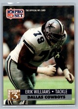 1991 Pro Set #799 Erik Williams