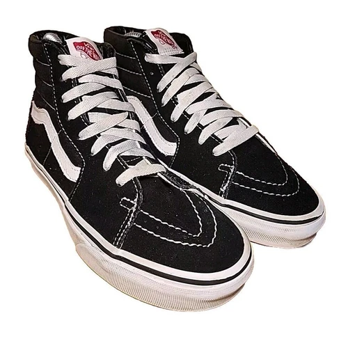 Vans SK8 Hi TC6D nero scamosciato alto skateboard stringato uomo taglia 6 donna 7 5