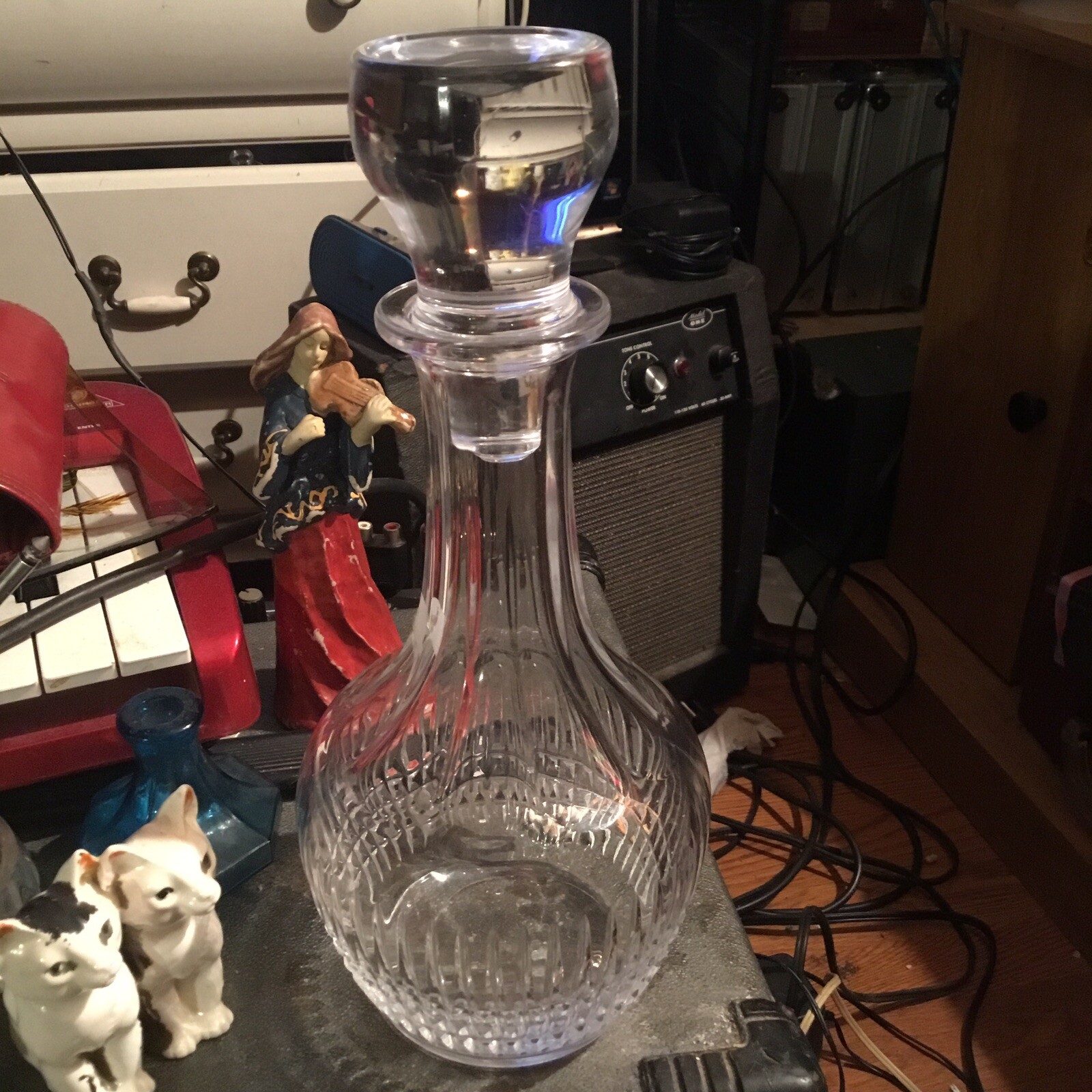 Excuisite Heavy Glass Crystal Decanter eBay