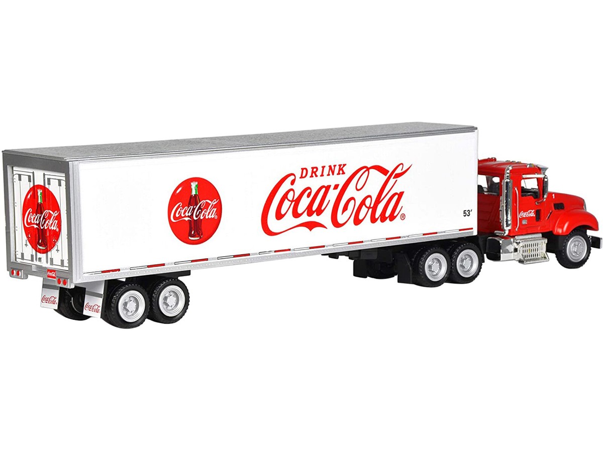 コカコーラ　trailer 1/32 Amazon.com: Travel Trailer Cream with Red Top Pause and