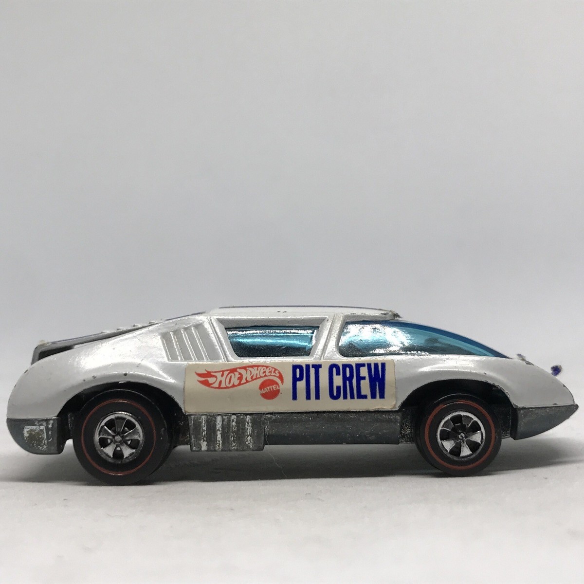 Hot Wheels Redline Pit Crew Car 1970/1971 White Enamel - Made In 