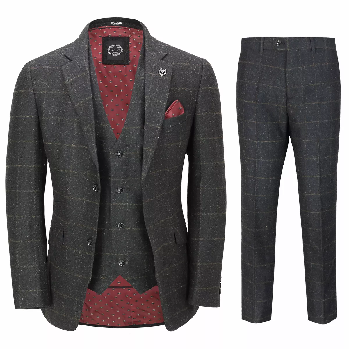 Tweed suit deals ebay