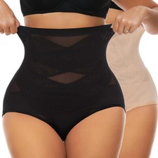 Cross Compression Shaping Pants Ladies High Waisted Panties Slimming BodyShaper