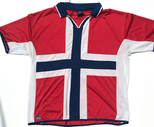 Norway National Team Norge Football Soccer Jersey Red Adult XXL FIFA | eBay