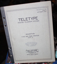 Teletype Printing Telegraph Systems Bulletin 144 -Issue 2