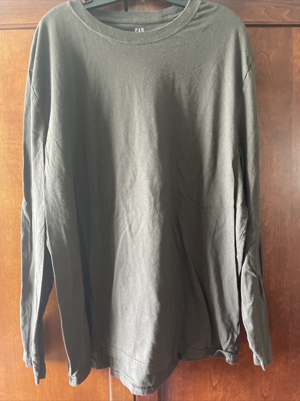Gap Mens L/S T Shirt Brown Size XXL