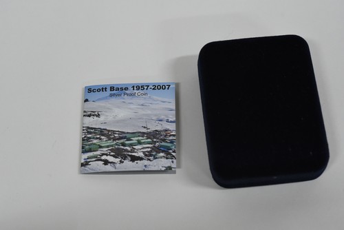 International Polar Year Scott Base 1957-2007 $1 Silver Proof Coin New Zealand b - Picture 4 of 8