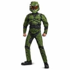 Kids' HALO Master Chief Infinite Deluxe Halloween Costume Jumpsuit S 4-6 