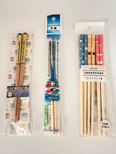 5 pairs for Chopsticks for kids with various designs