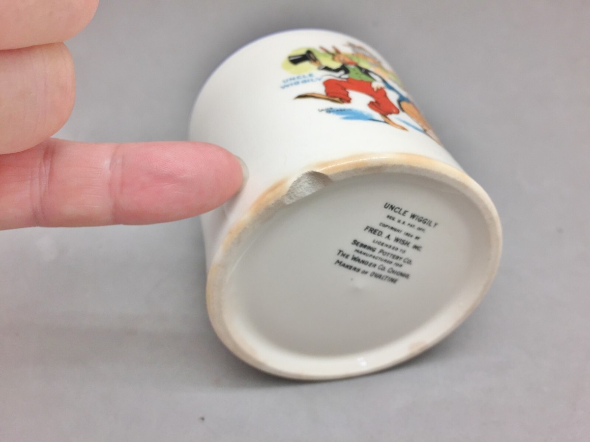 【年中無休】 Ovaltine Mug Cup 1924 Vintage Uncle Wiggily Grandpa Goosey キャラクター