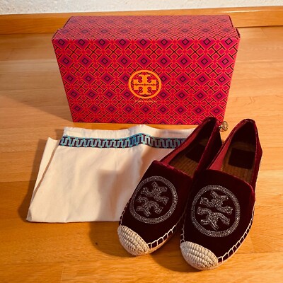 TORY BURCH SAMT ESPADRILLES, Größe US 6,5, EU 36,5