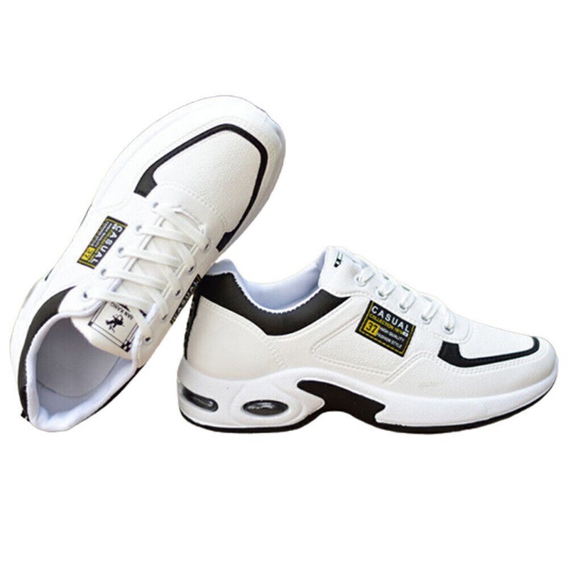 MENS CASUAL TRAINERS MEMORY FOAM WIDE FIT WALKING RUNNING SPORTS GYM