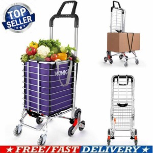 heavy duty stair climber grocery shopping cart trolley basket