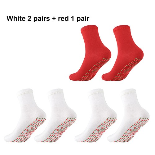 3 Pairs Winter Self-Heating Socks Warm Thermal Tourmaline Health Sock US SHIP - Picture 14 of 20