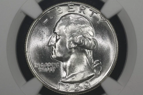 1950-D Washington Quarter, NGC MS-66