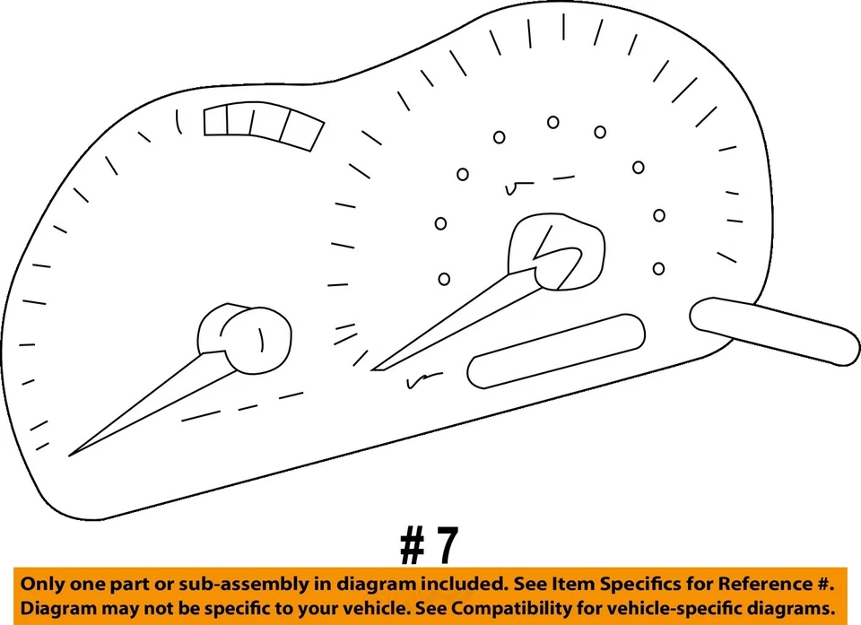 Medidor de velocímetro usado se adapta a: Toyota Sequoia Cluster MPH 2001 4x4 con control de deslizamiento Foto 4 de 4