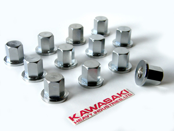 かかかさま Kawasaki Cylinder Head Nuts bolt nut cap z1 kz650 kz750 kz900