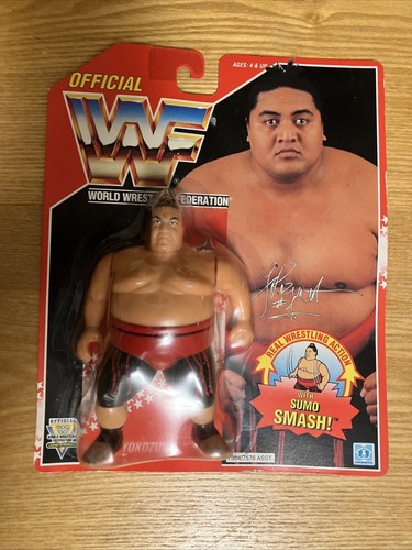 WWF Hasbro Red Card Series 8 Yokozuna Wrestling Fi...
