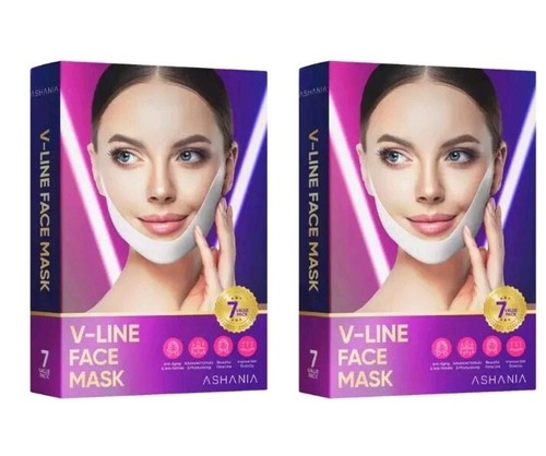 Ashania Double Chin Mask V Line Making Face Mask Double Chin Set Of 2 NIB
