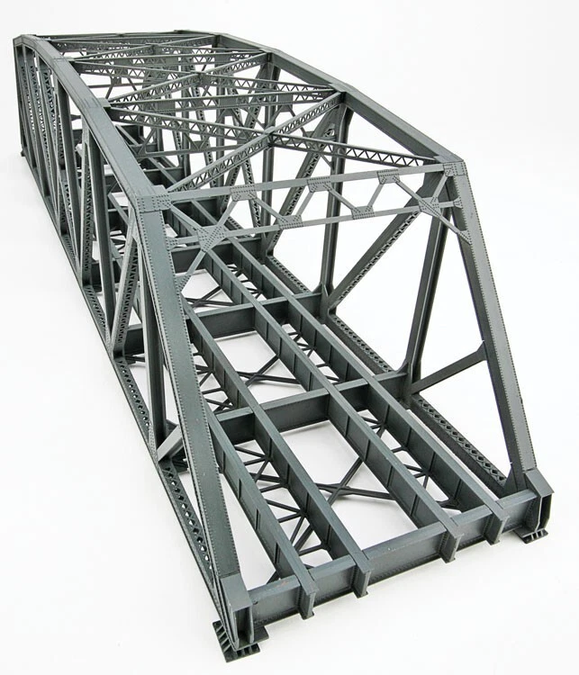 Walthers HO Scale ~ Double Track Railroad Arched Pratt Truss Bridge Kit 933-4522 - Image 2 of 2