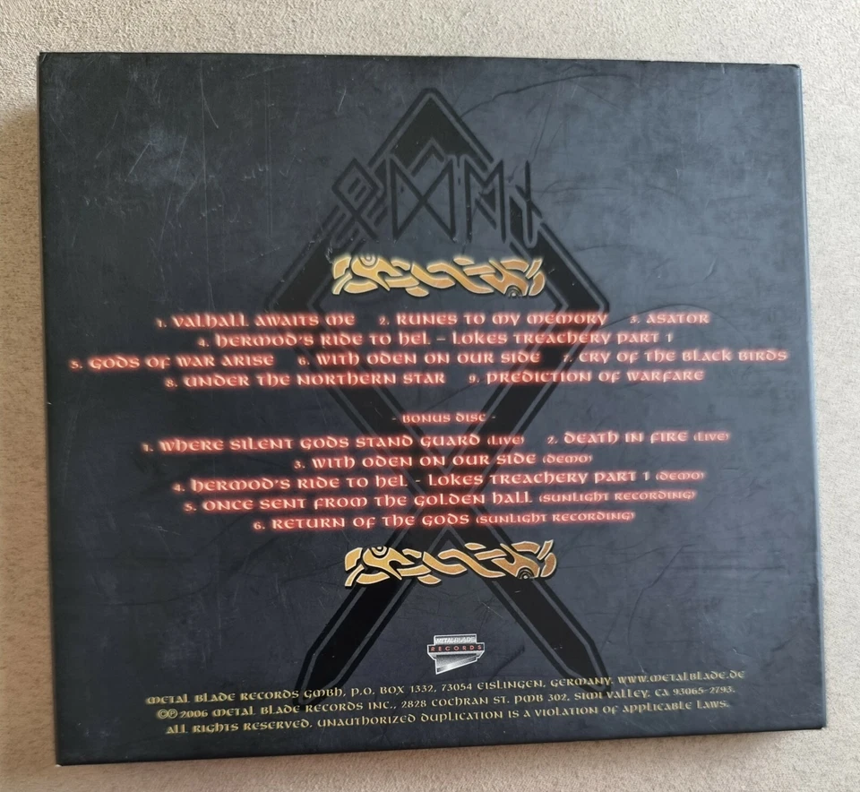 Amon Amarth-With Odin On Our Side Limited Edition Digipack 2xCD (Metal Blade... - Bild 2 von 4