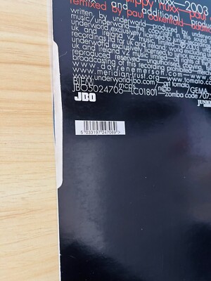 Underworld / Born Slippy Nuxx 2003 EU Vinyl JBO JBO5024706 Paul