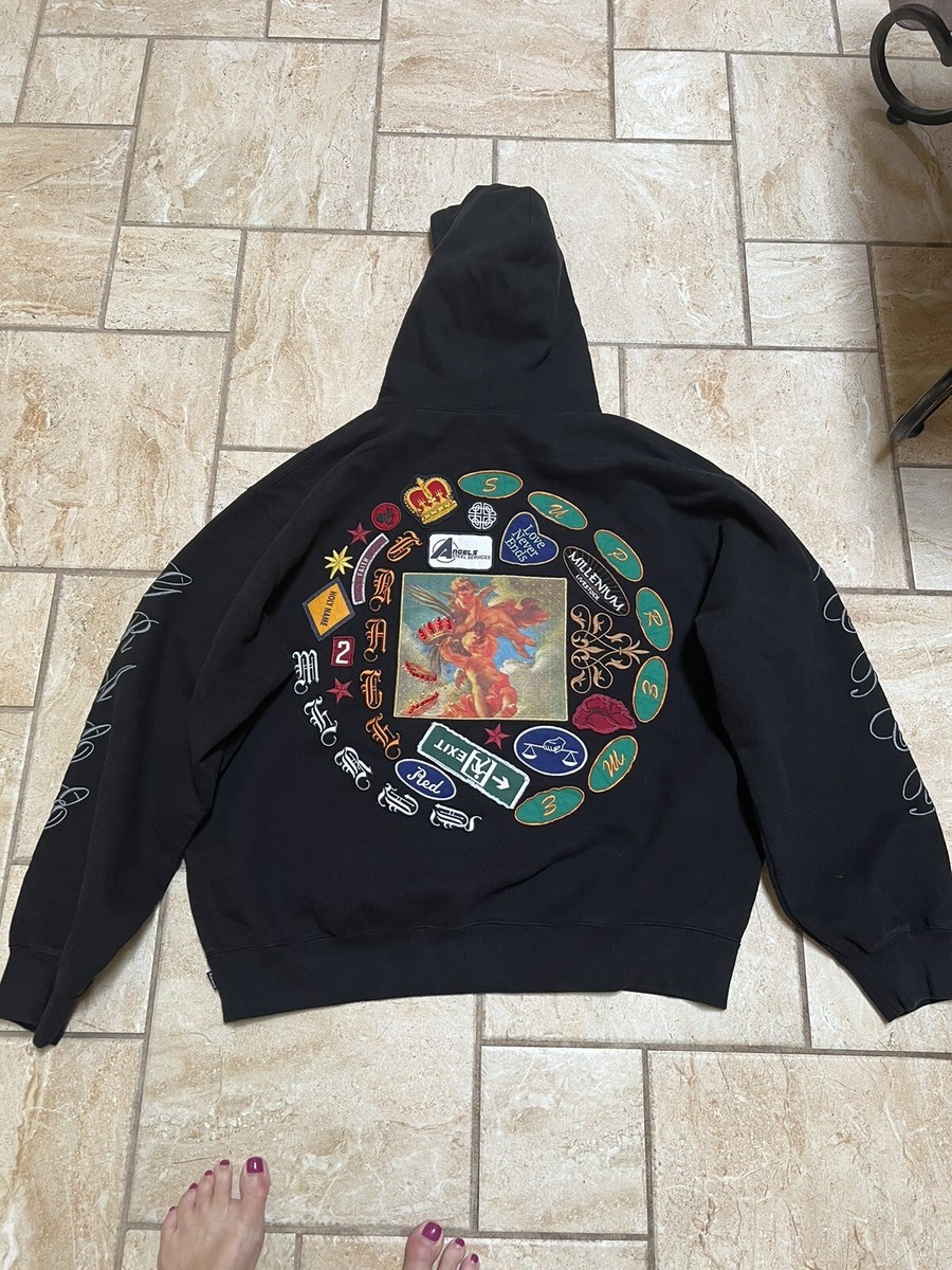 Supreme DIVINE MERCY パーカー ネイビー Supreme Divine Mercy Hoodie by Dennis Todisco | Basic.Space