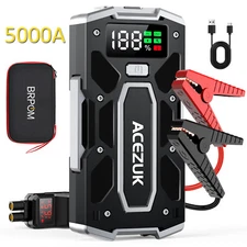 5000A Car Jump Starter Booster Jumper Power Bank Battery Pack Charge ACEZUK-M02
