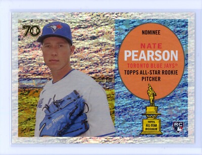 NATE PEARSON 2021 Topps All-Star Rookie Cup #35 HOLOFRACTOR SP /99 