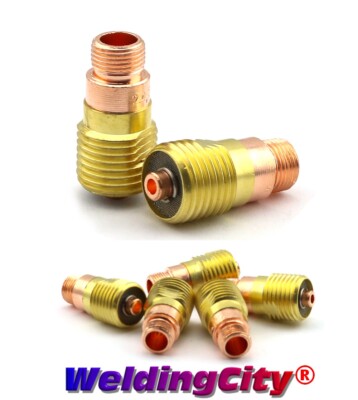 Blue WeldingCity TIG Welding Torch 17/18/26 Accessory Kit Collet-Gas Lens-Tungsten 3/32-1/8 T54B Blue WeldingCity TIG Welding Torch 17/18/26 Accessory Kit Collet-Gas Lens-Tungsten 3/32-1/8 T54B