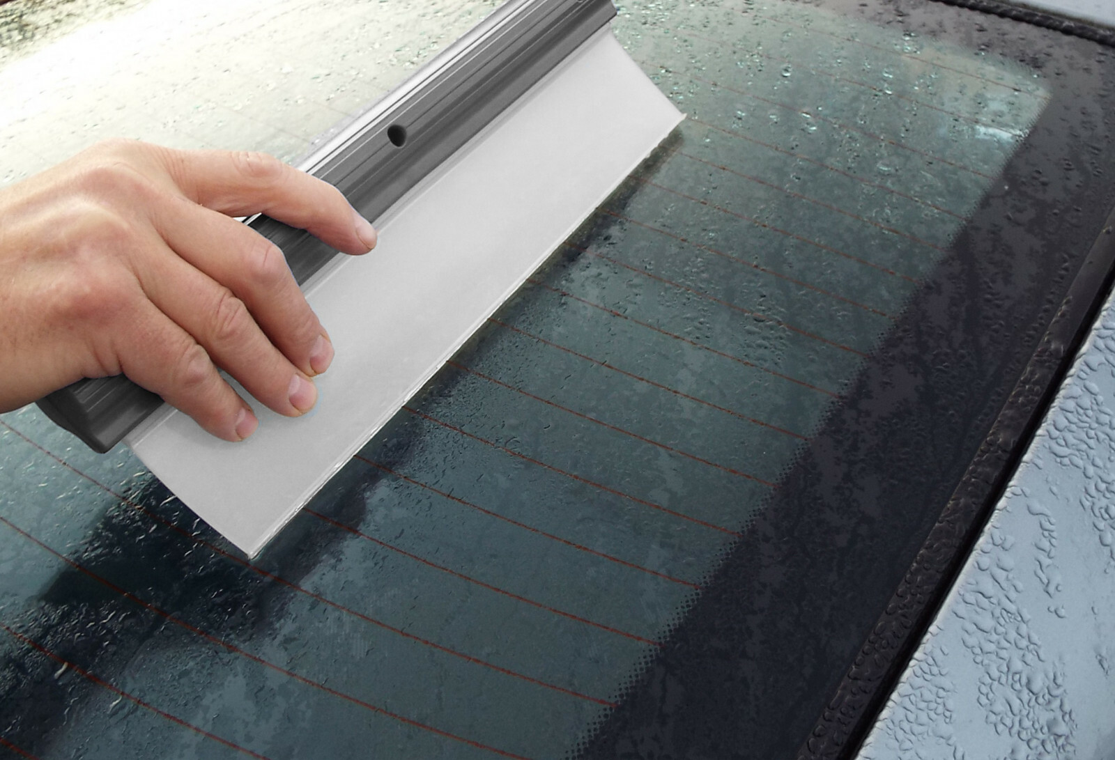 Silicone Flexible Water Blade Car Windows Squeegee Glass Wiper Drying