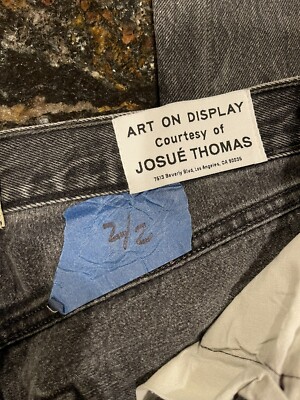 Gallery Dept 5001 Two Face Painted Black Denim 1 of 2 size 32 | eBay
