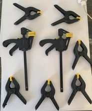 8pc —Bar Clamp & Spring Clamps 