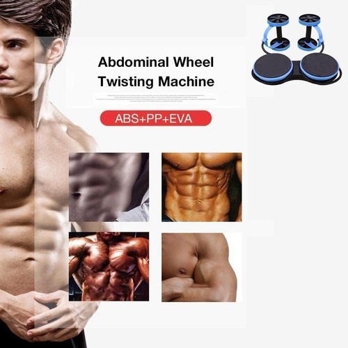 Abdominal Exercise Core Ab Roller Double Wheel Waist Body Core Fitness Training - Picture 2 of 7