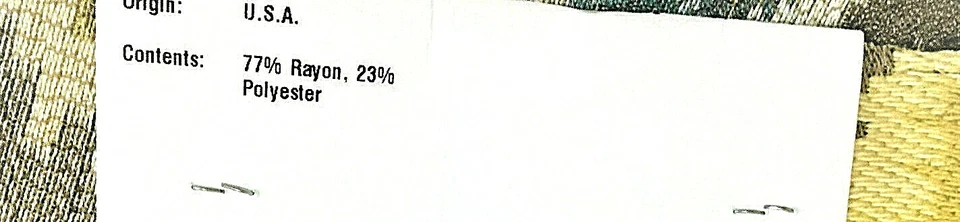 Aztec Geometric Designer Reversible Upholstery Fabric 17" SQ. Brown Yellow  USA - Image 4 of 4