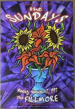 THE SUNDAYS Concert Poster 1997 Fillmore F-301