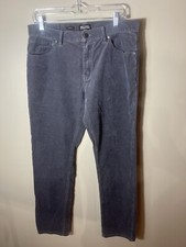 Michael Kors Men's Corduroy Pants Size 32x32 Gray Tailored Fit
