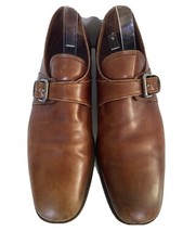 Prada Brown  Leather  Strap Dress Shoes - Size 7 -