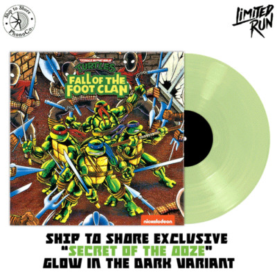 Teenage Mutant Ninja Turtles Fall of the Foot Clan Vinyl Soundtrack LP GID 1/200