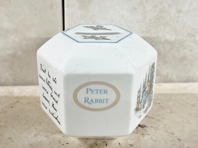 VINTAGE WEDGWOOD PETER HASE SPARDOSE KERAMIK KINDERZIMMER DEKO SAMMLERSTÜCK