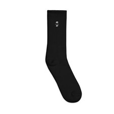 45|47 Collection Embroidered Socks - Premium USA-Made Comfort