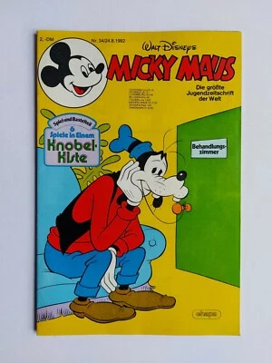Ehapa - Micky Maus Nr. 34 / 24.08.1982 - Top Zustand / Z1 (mit Beilage) - Bild 1 von 4
