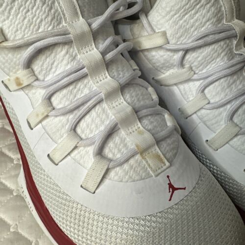Nike Air Jordan Ultra Fly 2 Low White Red Basketball Sneakers AH8110-101 SZ 9.5 - Picture 3 of 13