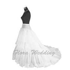 2-Hoop Long Reimited Petticoat / Double Pull Crinoline / Underskirt, Size S-XL