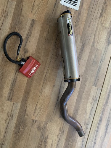 yfz 450 ￼slip On Twin Brothers ￼ Exhaust/ Msd Blasted  FI