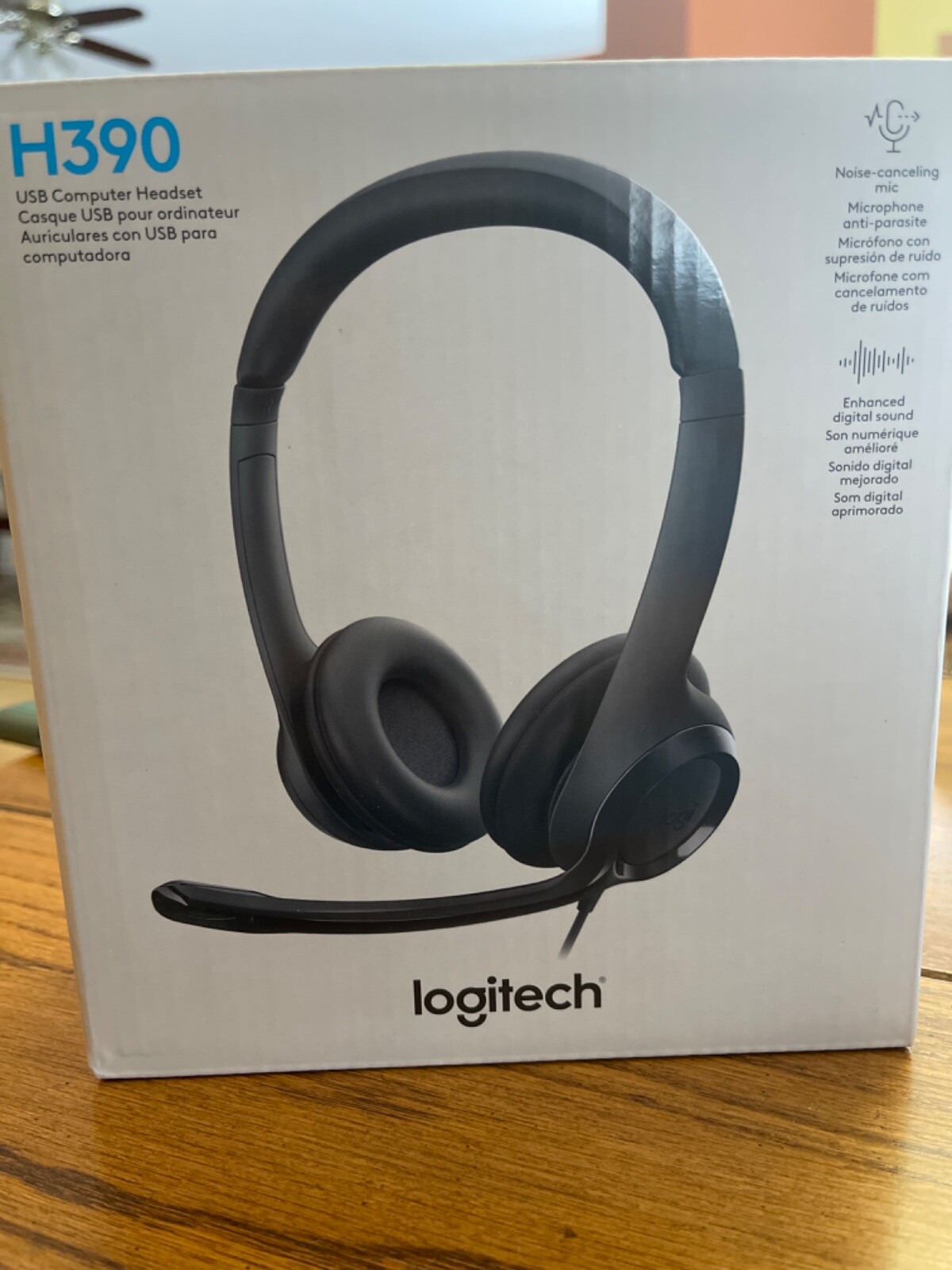 Logitech H390 Black Over the Ear Headset NEW IN BOX 133588183985 eBay
