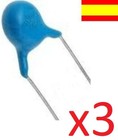 condensador seguridad 27J (27pf) 3kv / 3 unidades