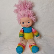 Rainbow Brite Vintage 1983 Mattel Hallmark Baby Brite Doll Tickled Pink