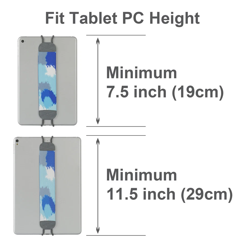 Hand Strap Holder Elastic Belt for Tablets & e-Readers iPad Pro 11 inch, Mini 6 - Image 4 of 4