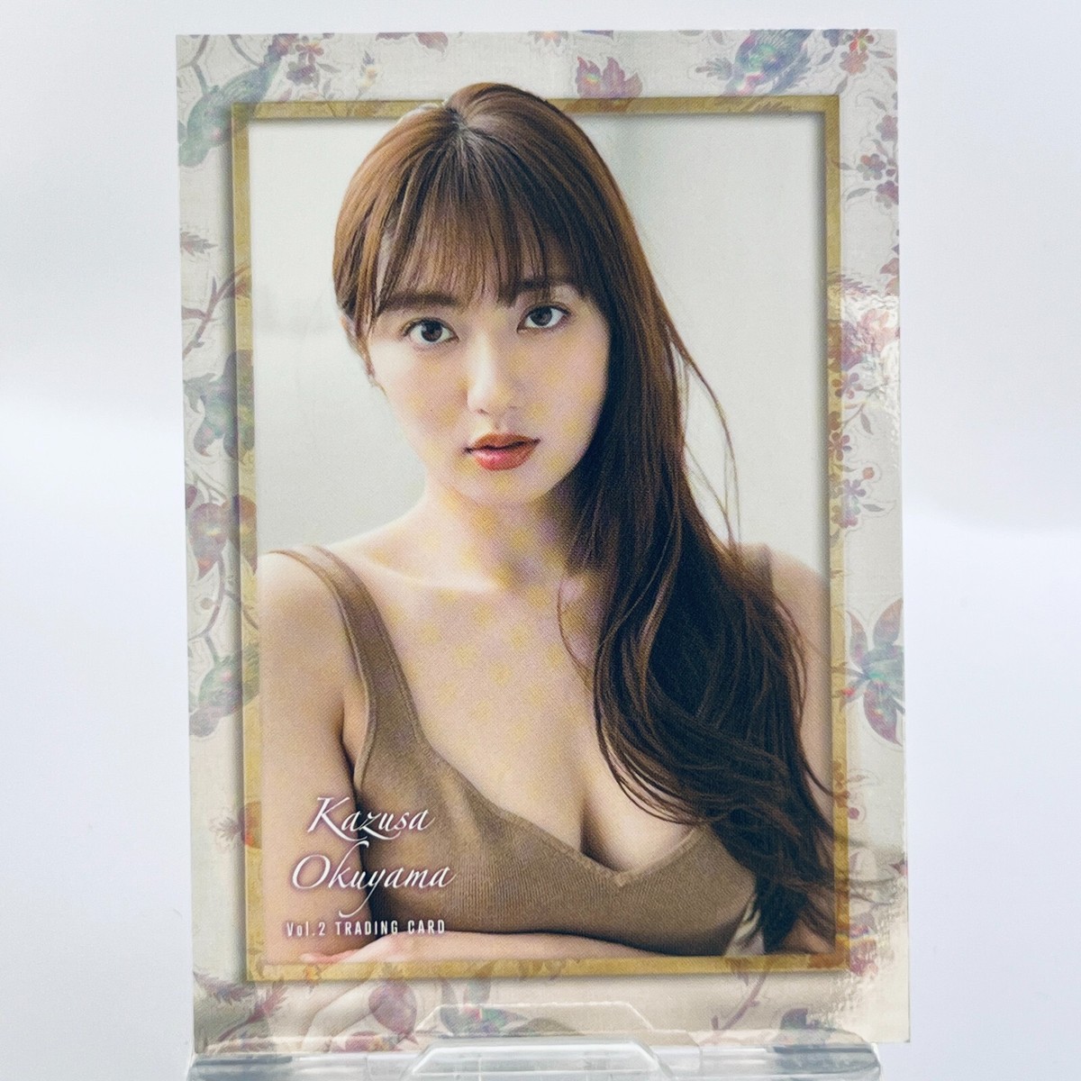 Kazusa Okuyama 68 2nd Trading Idle Card Hit's Photo TCG 2021